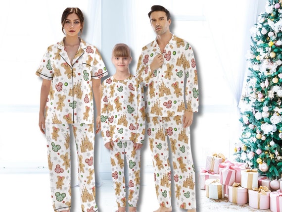 Mickey Holiday Pajama Set Matching Family Christmas Pjs Lounge and Sleepwear Etsy Canada