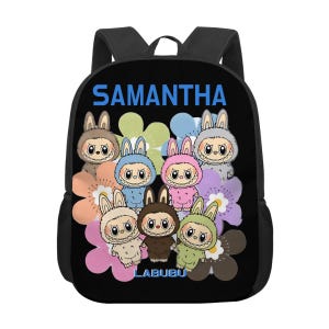 Personalized Labubu Backpack, Labubu backpack purse,Labubu personalized bag, Labubu mini backpack,Labubu custom backpack
