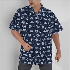 Magic Kingdom Hawaiian Shirt | Mickey Hawaiian Shirt | Disney Cruise Shirt | Vacation. Hawaiian ShirtCotton button shi