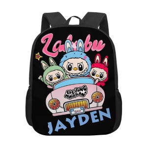 Personalized Labubu Backpack, Labubu backpack purse,Labubu personalized bag, Labubu mini backpack,Labubu custom backpack