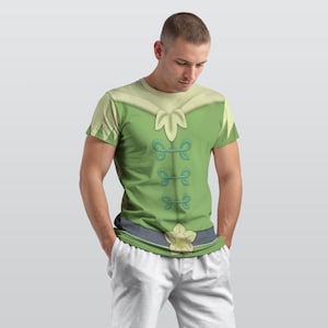 Prince Naveen Costume Shirt , Frog Prince Halloween Shirt,Tiana & Naveen Outfit , Magical Prince Costume for Adults