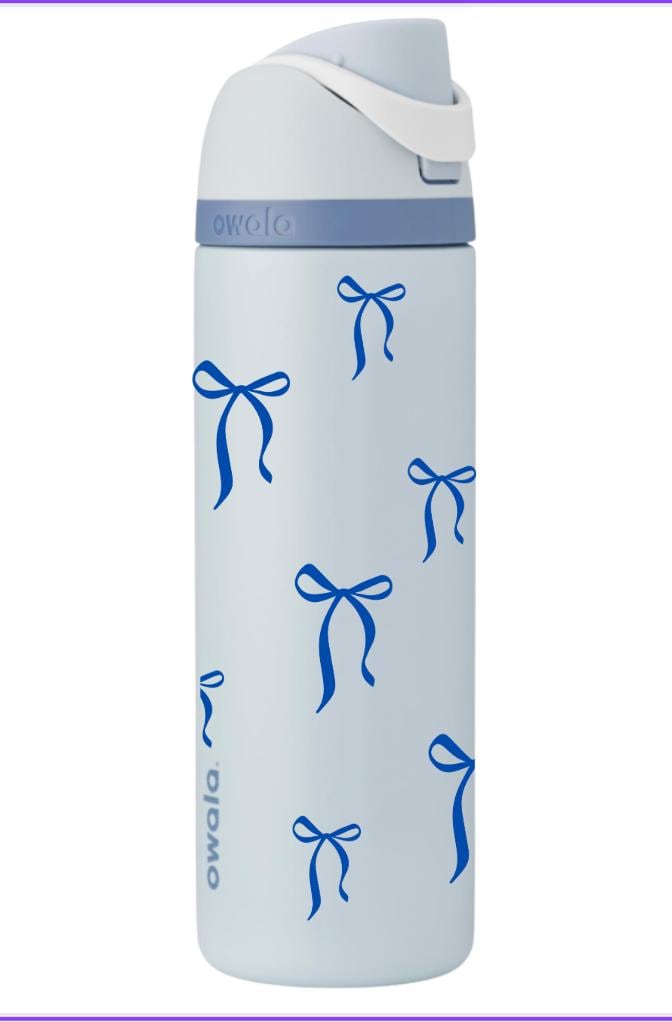 Owala bow blue water bottle - Etsy 日本