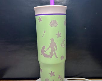 Owala Little Mermaid /ariel 24 Oz Tumbler - Etsy