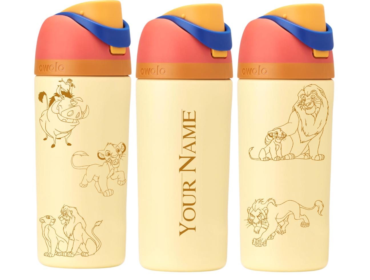 Lion King 16 OZ Owala bottle Personalized