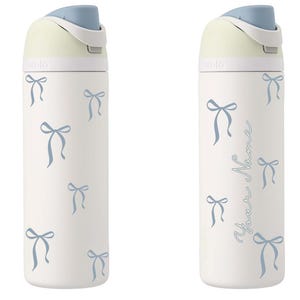 激レア‼️ 値下げ中‼️owala 水筒 リボン 水色 激レア‼️ 値下げ中‼️owala 水筒 リボン 水色 - メルカリ