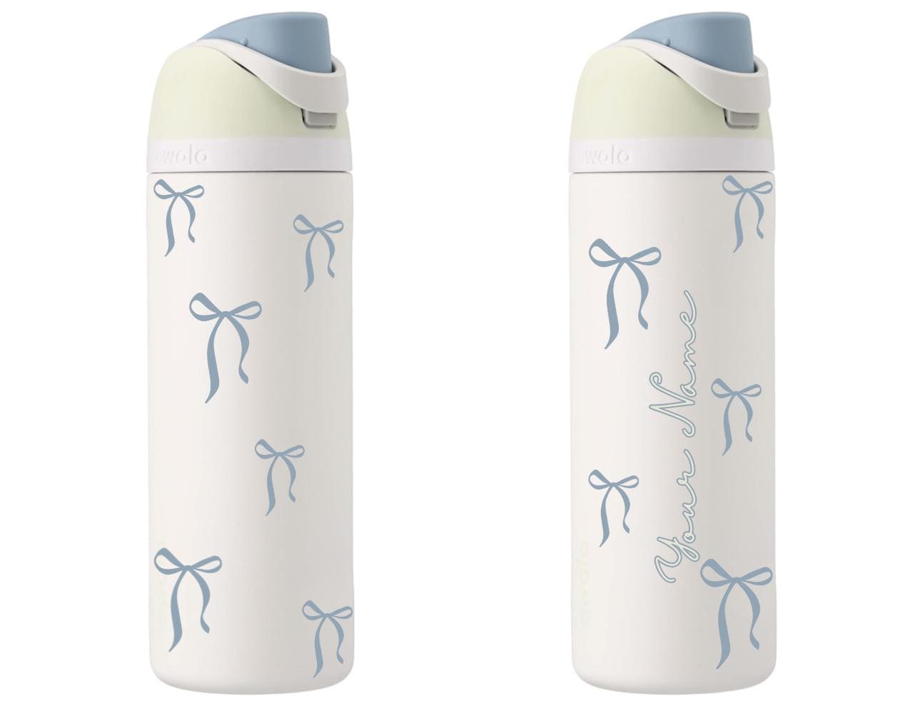 Owala bow blue water bottle - Etsy 日本