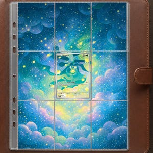 Budew (Ascended Heroes Set) Erweiterter Kunstdruck • 9-Taschen-Ordner-Einlage (Digitaler Download)
