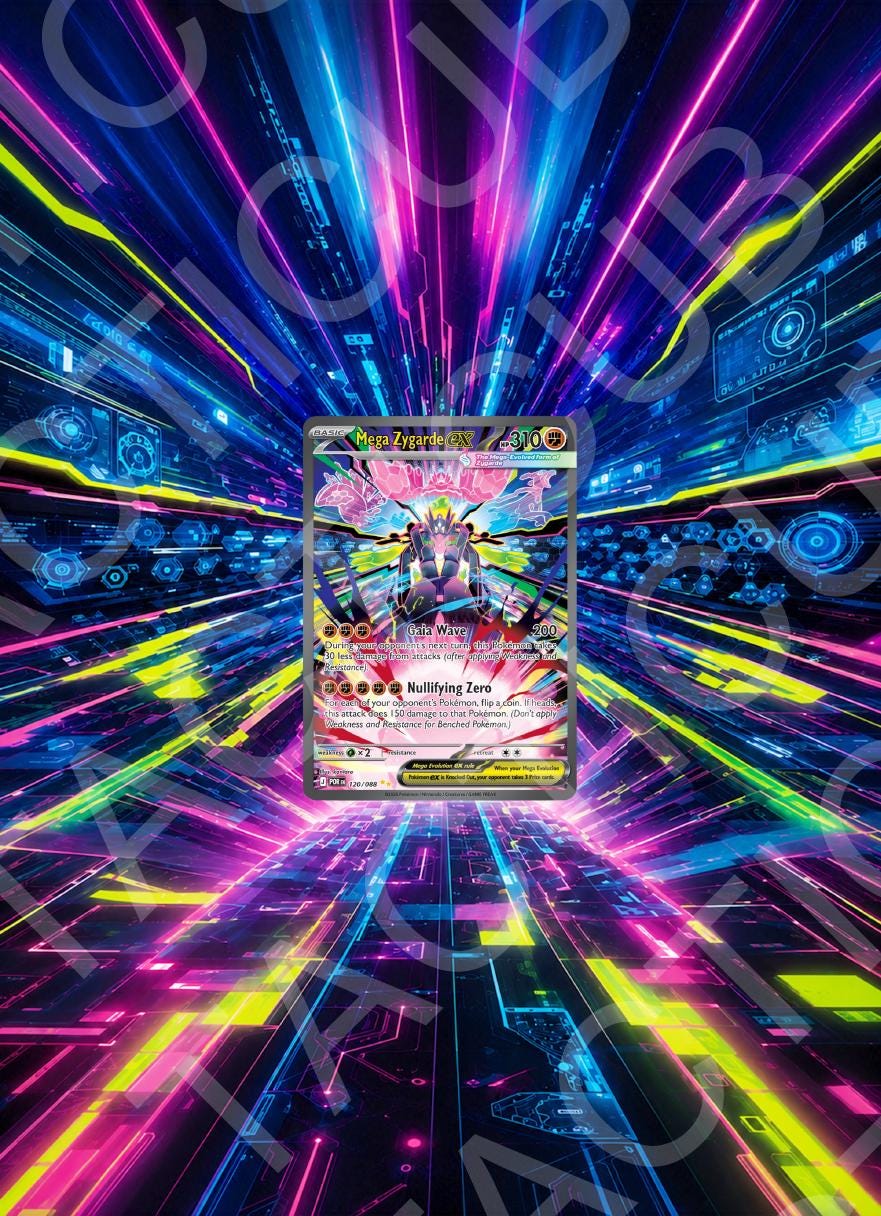 Mega Zygarde (perfect Order Set) Extended Art Print • 9-pocket