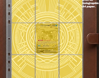 Gold Mega Greninja Ex Extended Artwork Binder Insert (Digital Download)