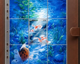 Goldeen (Pitch Black Set) Extended Art Print • 9-Pocket Binder Insert (Digital Download)