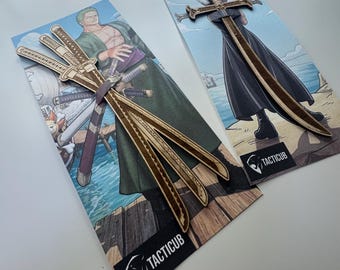 Laser Engraved One Piece Sword Bookmark