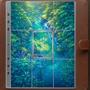 Froakie (Chaos Rising Set) Extended Art Print • 9-Pocket Binder Insert (Digital Download)