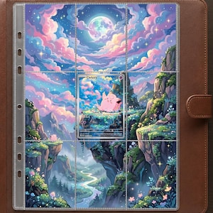 Clefairy (Set in ordine perfetto) Stampa artistica estesa • Inserto per raccoglitore a 9 tasche (download digitale)