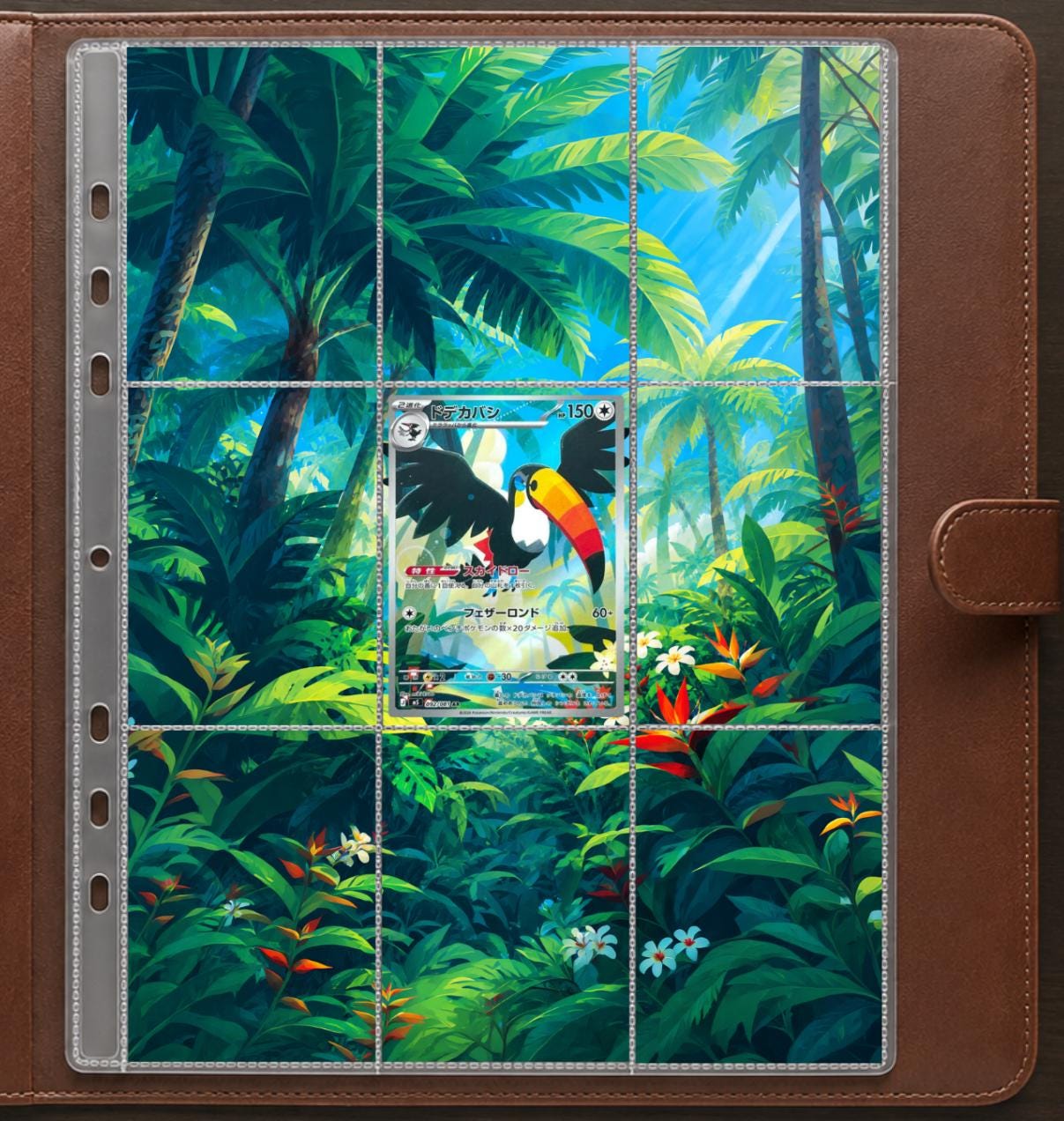 Toucannon (pitch Black Set) Extended Art Print • 9-pocket Binder