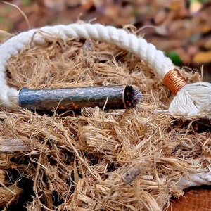 Forged copper slow match