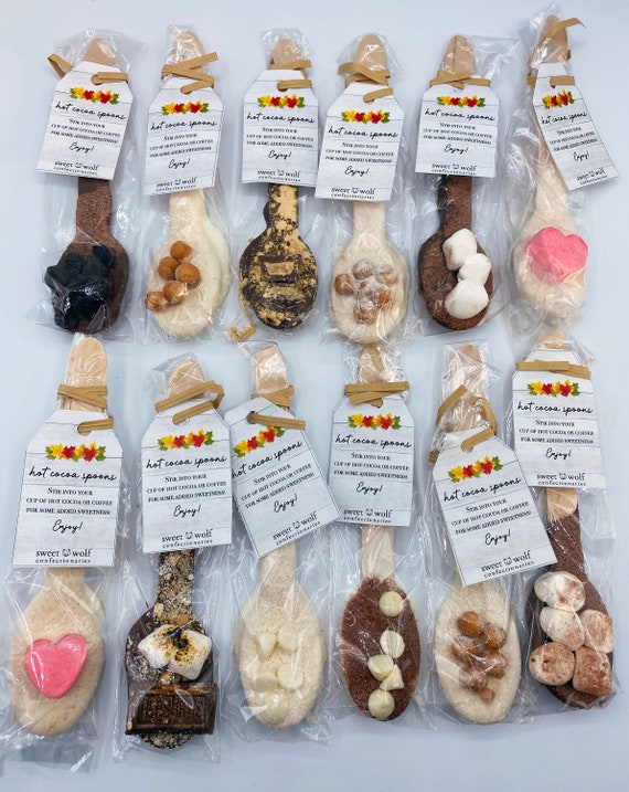 Gourmet Hot Chocolate Drink Mixers – Set of 6 | Festive Gift Set, Secret Santa, Stocking Stuffer