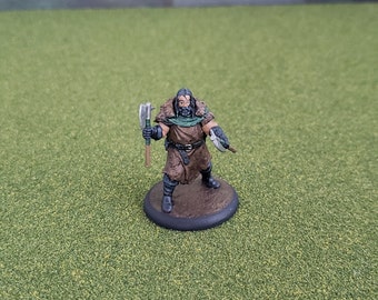 Male Fighter Miniature for TTRPGs | for DND | for Pathfinder