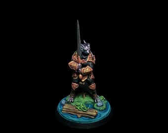 Dragonborn Miniature for TTRPGs | for DND | for Pathfinder | Paladin | Cleric