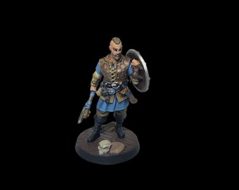 Viking Fighter Miniature for TTRPGs | for DND | for Pathfinder