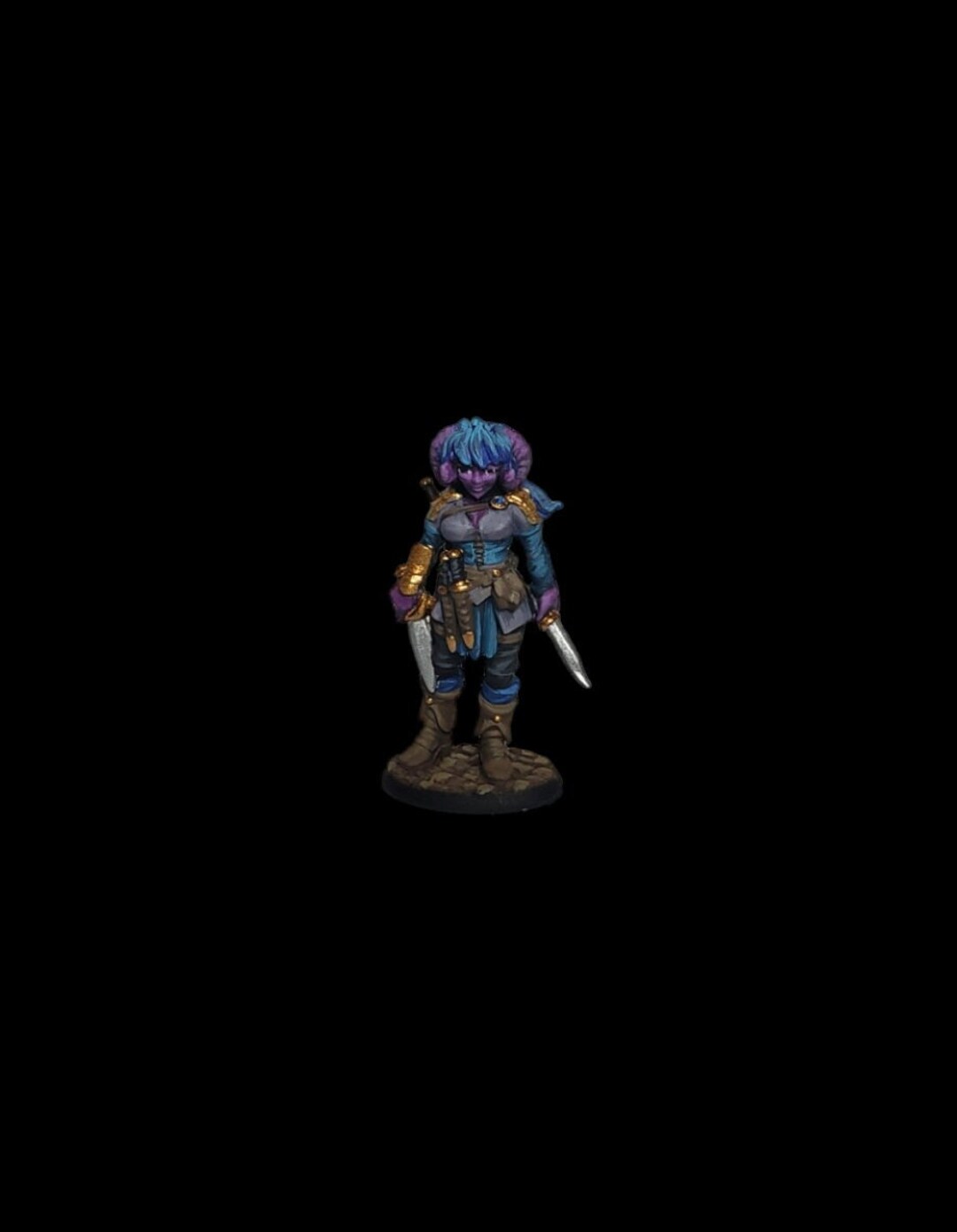Female Tiefling Mini Rogue Mini - Etsy