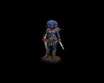 Female Tiefling Mini | Rogue Mini