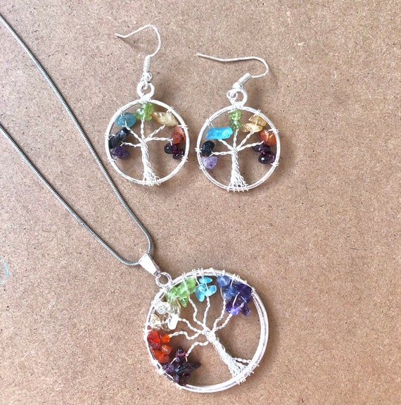 Orecchini Albero Della Vita In Argento 925 Con Cristalli – Gioiello Regalo Per Mamma E Figlia, Con Panno E Scatola
