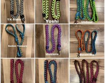 paracord dog leash handle