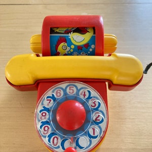 Vintage Spielzeug, Telefon, Telefon, Estland, 1970er Jahre