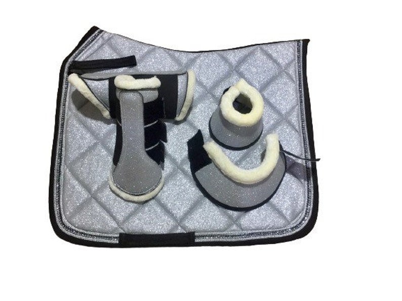 Glittery Saddle Pad & Saddle Pad Sets Stylish Equestrian Etsy