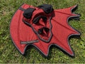 Sparkly Saddle Pad; Handmade Dragon Wing Glittery English Saddle Pads for Horse with Matching Ear Bonnet with Horns & Brushing boots product logo