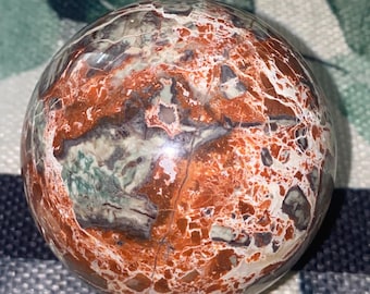Brecciated Jasper Sphere