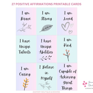 27 tarjetas de afirmación positiva: Eleve la confianza en uno mismo, cultive la fuerza interior e irradie positividad con inspiraciones motivacionales