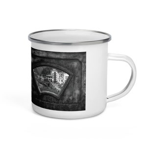 China Through a Window enamel mug