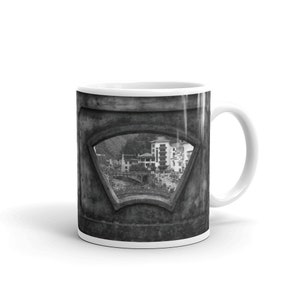 China Through a Window white glossy mug