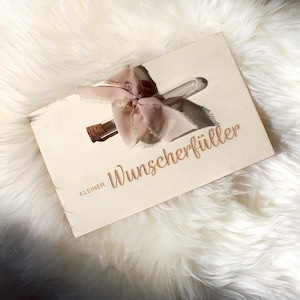 Kleiner Wunscherfüller - handgemachtes Geschenkbrett