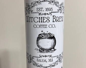 Witches Brew Tumbler, Witches cup, Halloween cup, Trick or Treat, witch brew co, Halloween tumbler, spooky season tumbler, Witch brew cup