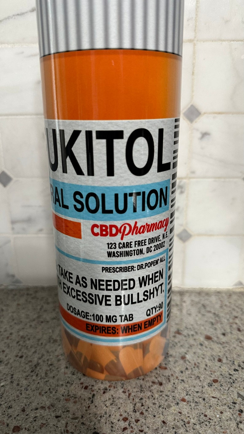Personalized name, Fukitol tumbler, Matured gifts, Pharmacist Gift, Doctor gift, fuckitol tumbler, Cpht gift, Pharmacy Technician,funny gift image 9