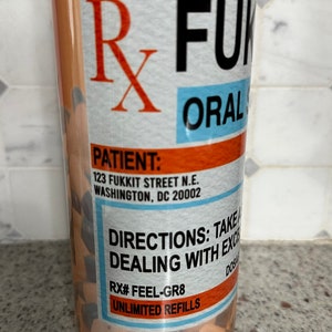 Personalized name, Fukitol tumbler, Matured gifts, Pharmacist Gift, Doctor gift, fuckitol tumbler, Cpht gift, Pharmacy Technician,funny gift image 8