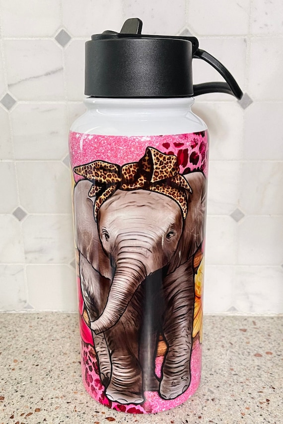 Sweet Pink Elephant Thermos Bottle