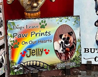 PET LOSS GIFT Memorial photo Plaque, Dog Memorial Plaque, Man's best friend, Pet Sympathy Gift, Dog Memorial, Cat memorial, pet portrait