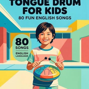 Fröhliche Zungentrommel Songbuch: 80 Kinderlieder für Kids (8-13 Zungen)