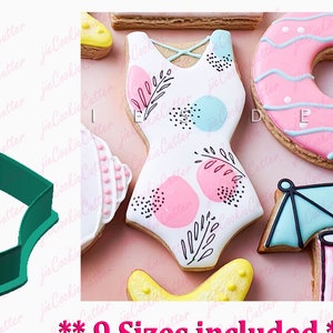 Bikini Badeanzug Cookie Cutter STL Datei Sofortiger Download, STL Cookie Cutter Datei