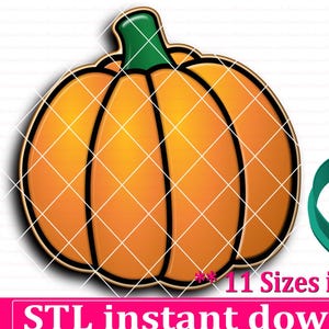 Pumpkin Cookie Cutter STL File Instant Download, STL Cookie Cutter File