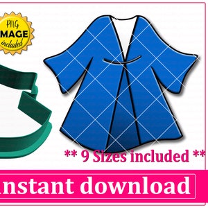 Graduation Gown Cookie Cutter STL File Instant Download, STL Cookie Cutter File