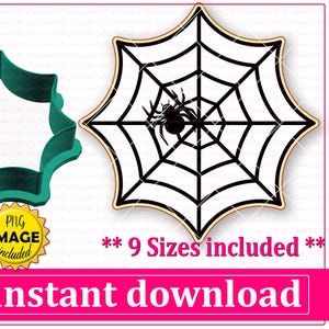 Spiderweb Cookie Cutter STL File Instant Download, STL Cookie Cutter File