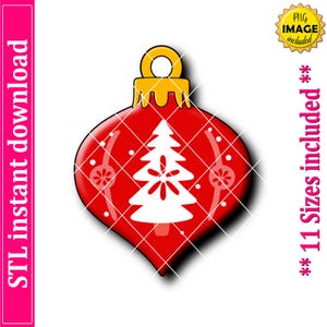 Descarga instantánea del archivo STL para cortador de galletas con forma de adorno navideño, archivo STL para cortador de galletas