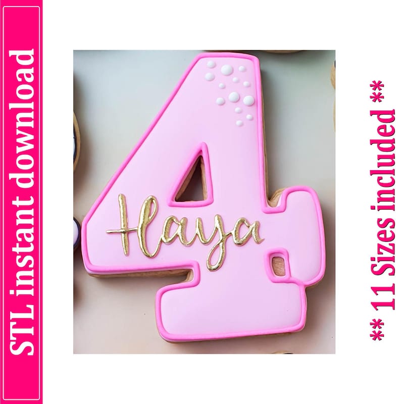 The Number 4 and Food Etsy