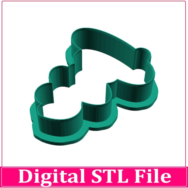 Bokstavlig kärlek Kakutstickare STL-fil (digital nedladdning) bild 2