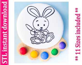 PYO Paint Your Own Cookie Cutter STL File (Digital Download)