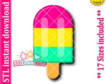 Ice Cream Cookie Cutter STL File (Digital Download)